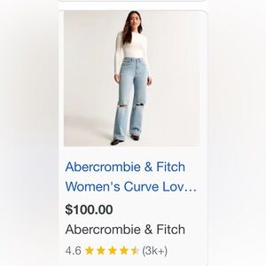 Never warn❕❕
Abercrombie 90s relaxed jean high rise
28 (6) Long inseam